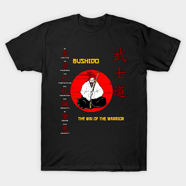 Bushido - the wai of the warrior T-Shirt by Korvus78